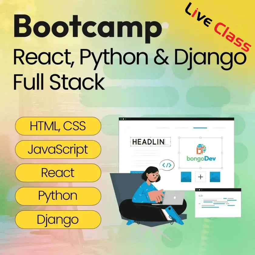 React, Python na d Django course